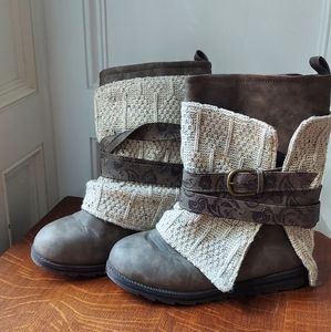 Muk Luks Sweater Boots